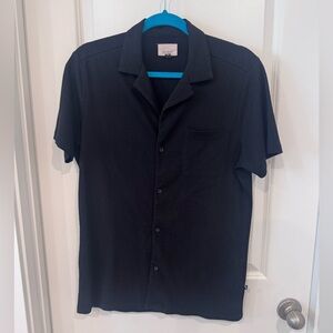 Men’s Civil Society Black Casual Button Down Shirt